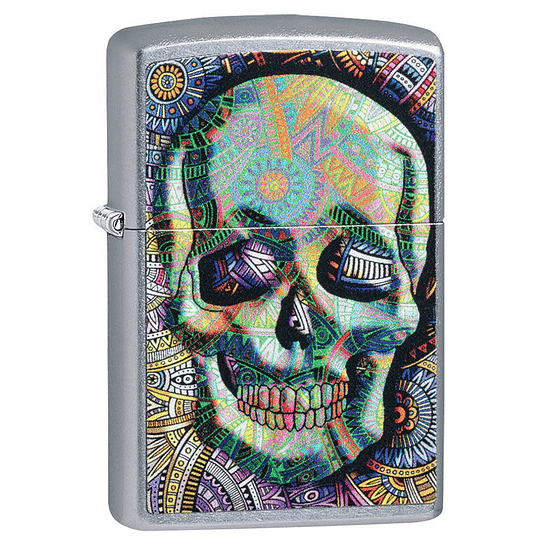 Encendedor Geometric Skull Zippo 1