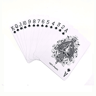 Naipe inglés TW Royal - 100% Plásticas Lavables