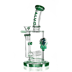 Calvo Glass Implosion Gotas 22cm - Verde
