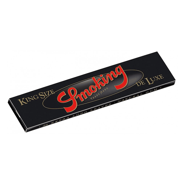 Cartouches De Tabac à Rouler Smoking Nero Deluxe – King Size Longues (50 Unités Par Paquet)