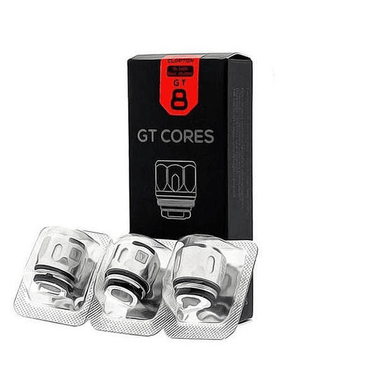 Pack Vaporesso GT 8 Cores 0.15ohm - 3pcs