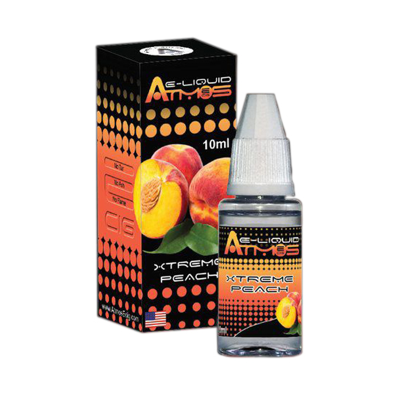 Atmos 10ml E-Liquid  - Xtreme Peach 1