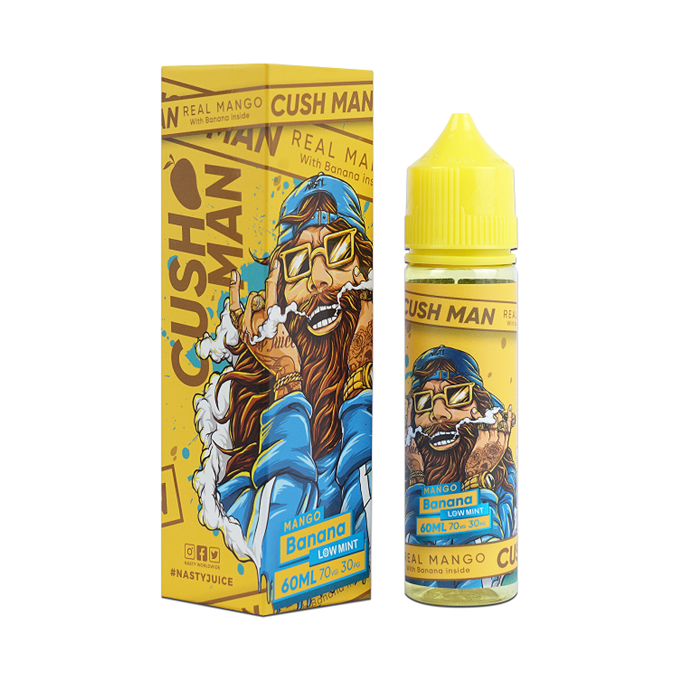 Nasty Juice Cush Man Banana 60ml - Mango Platano 1