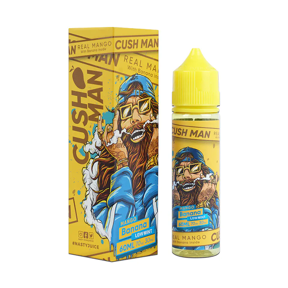 Nasty Juice Cush Man Banana 60ml - Mango Platano 1
