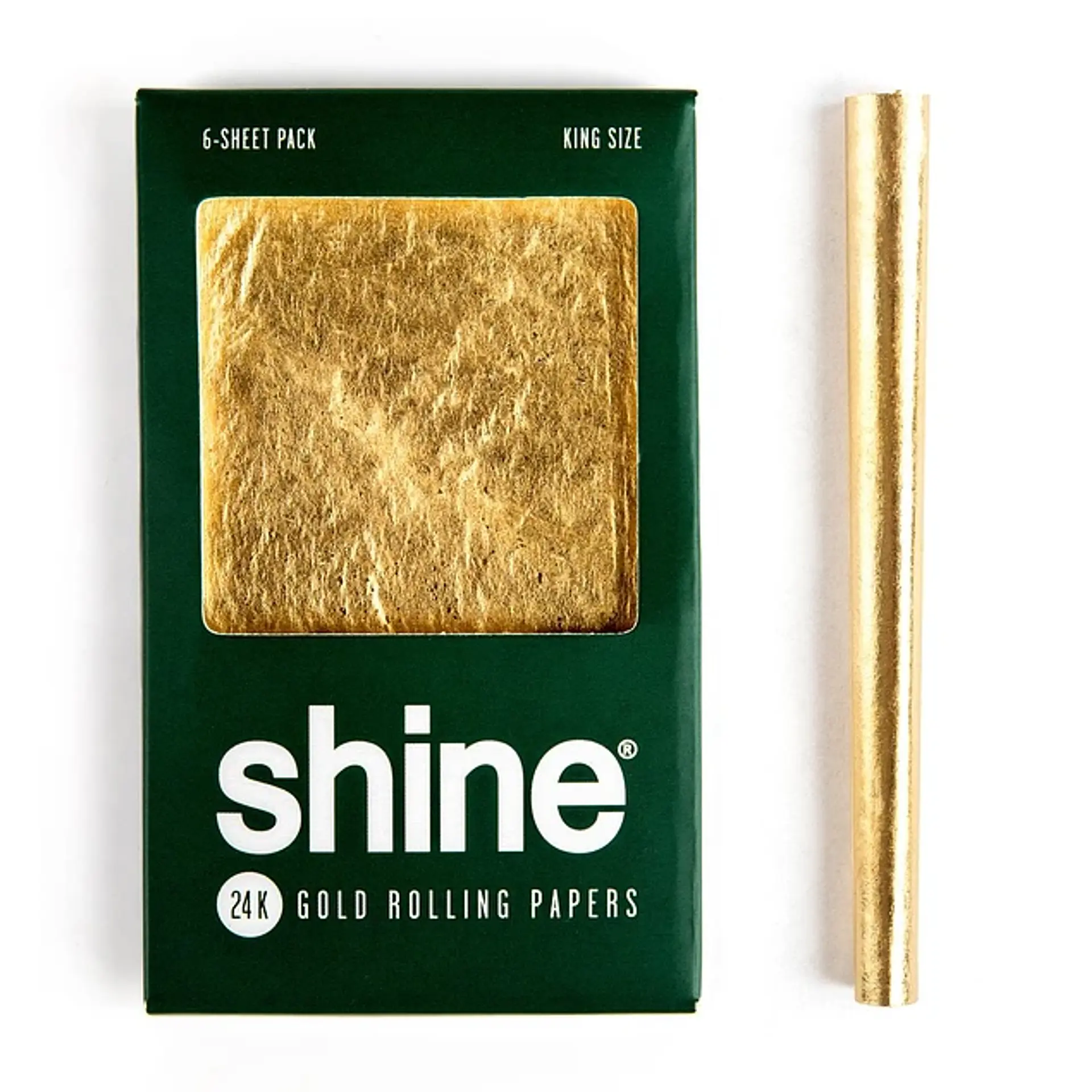 Shine®​ 24K Pack 6 Papelillos de Oro King Size 1