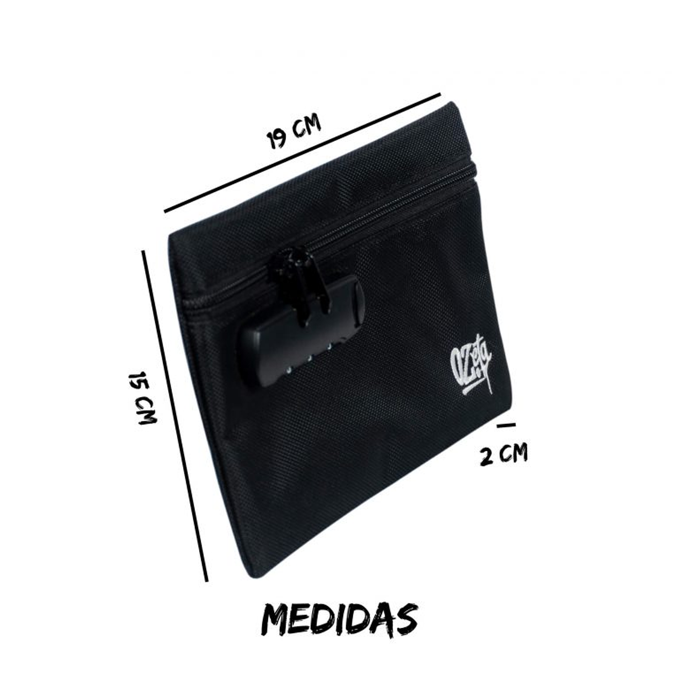 OZeta Estuche Flat con clave Mediano - Anti Olor 3