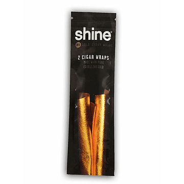Shine®​​ Pack 2 Blunt de Oro 24K Wraps
