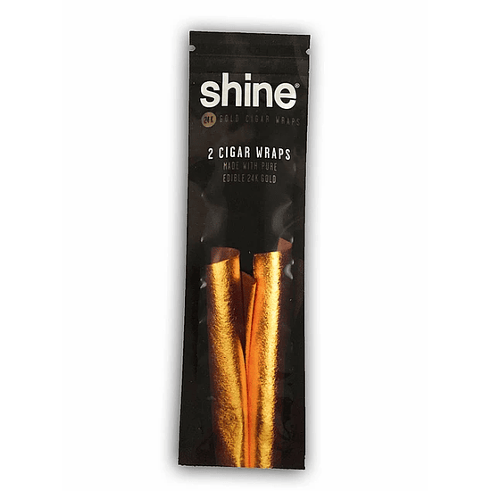 Shine®​​ Pack 2 Blunt de Oro 24K Wraps 1
