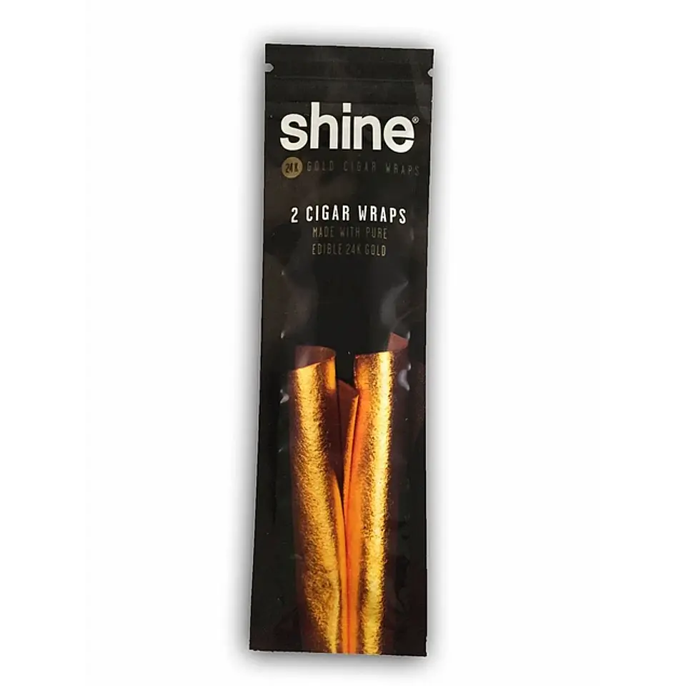 Shine®​​ Pack 2 Blunt de Oro 24K Wraps 1
