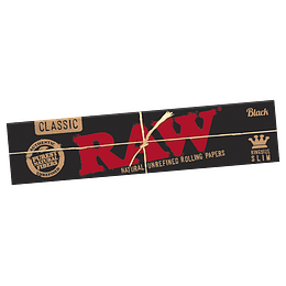Papelillos RAW Black King Size Slim - Sabanas 