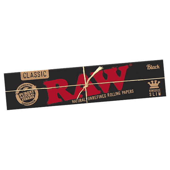 Papelillos RAW Black King Size Slim - Sabanas  1