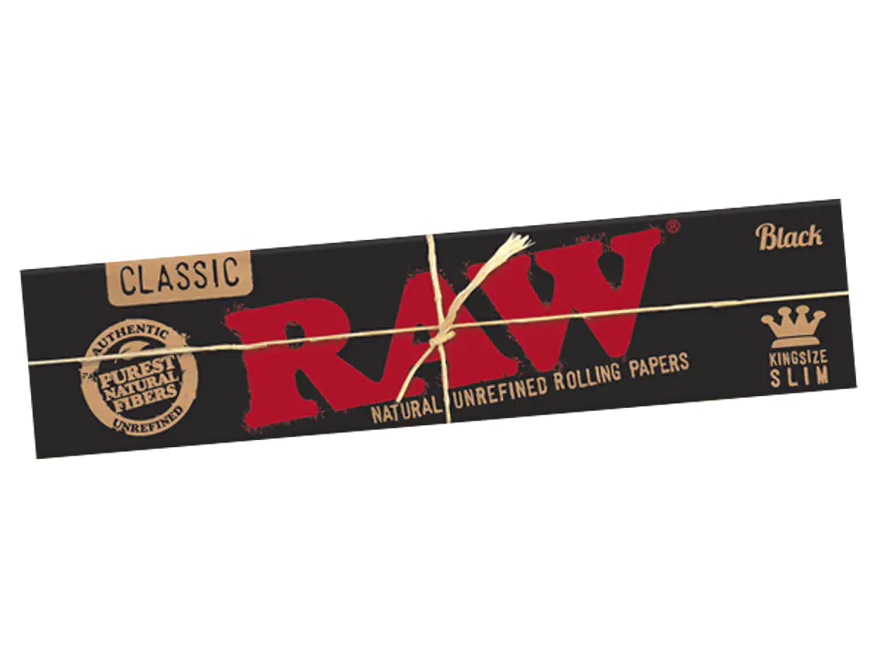 Papelillos RAW Black King Size Slim - Sabanas  1