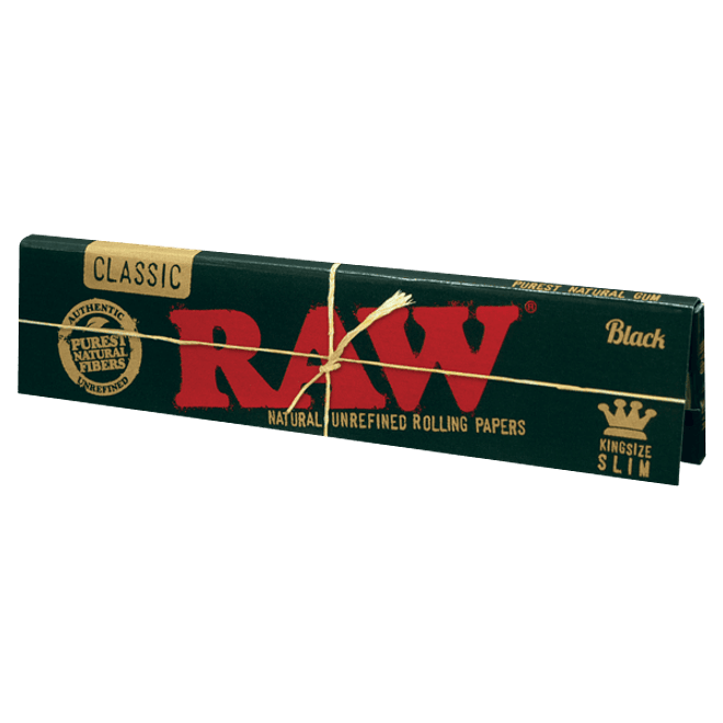 Papelillos RAW Black King Size Slim - Sabanas  3