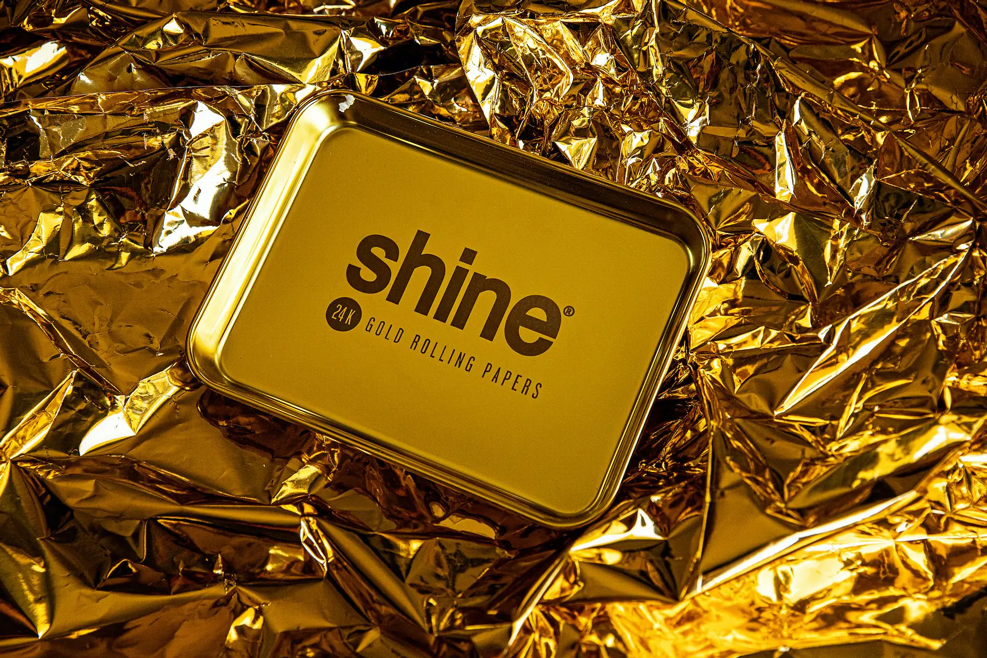 Shine® Gold Rolling Tray - Bandeja Mediana 2