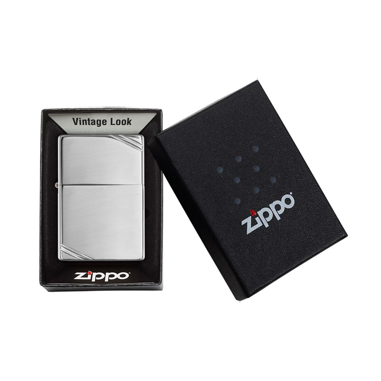 Encendedor Zippo High Polish Chrome Vintage 3