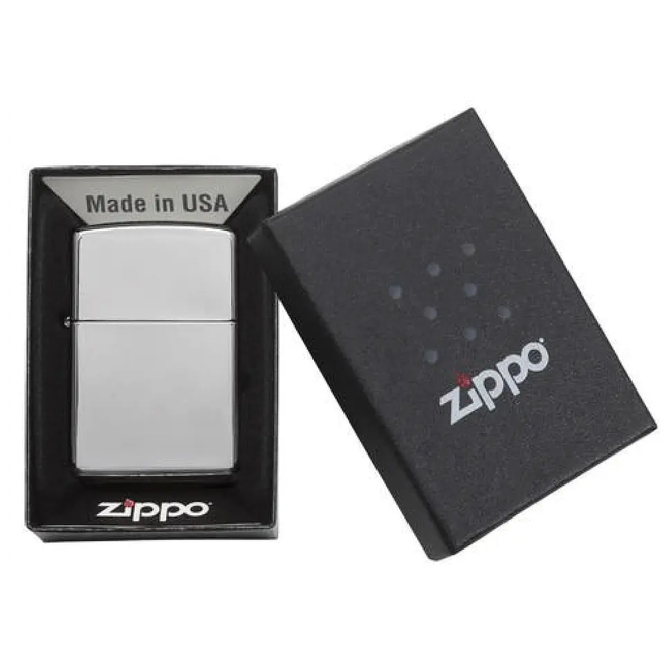 Encendedor Zippo High Polish Sterling Silver 3