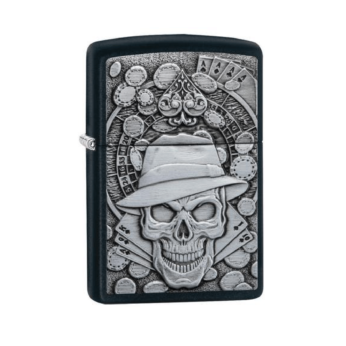 Encendedor Zippo Gambling Skull 1