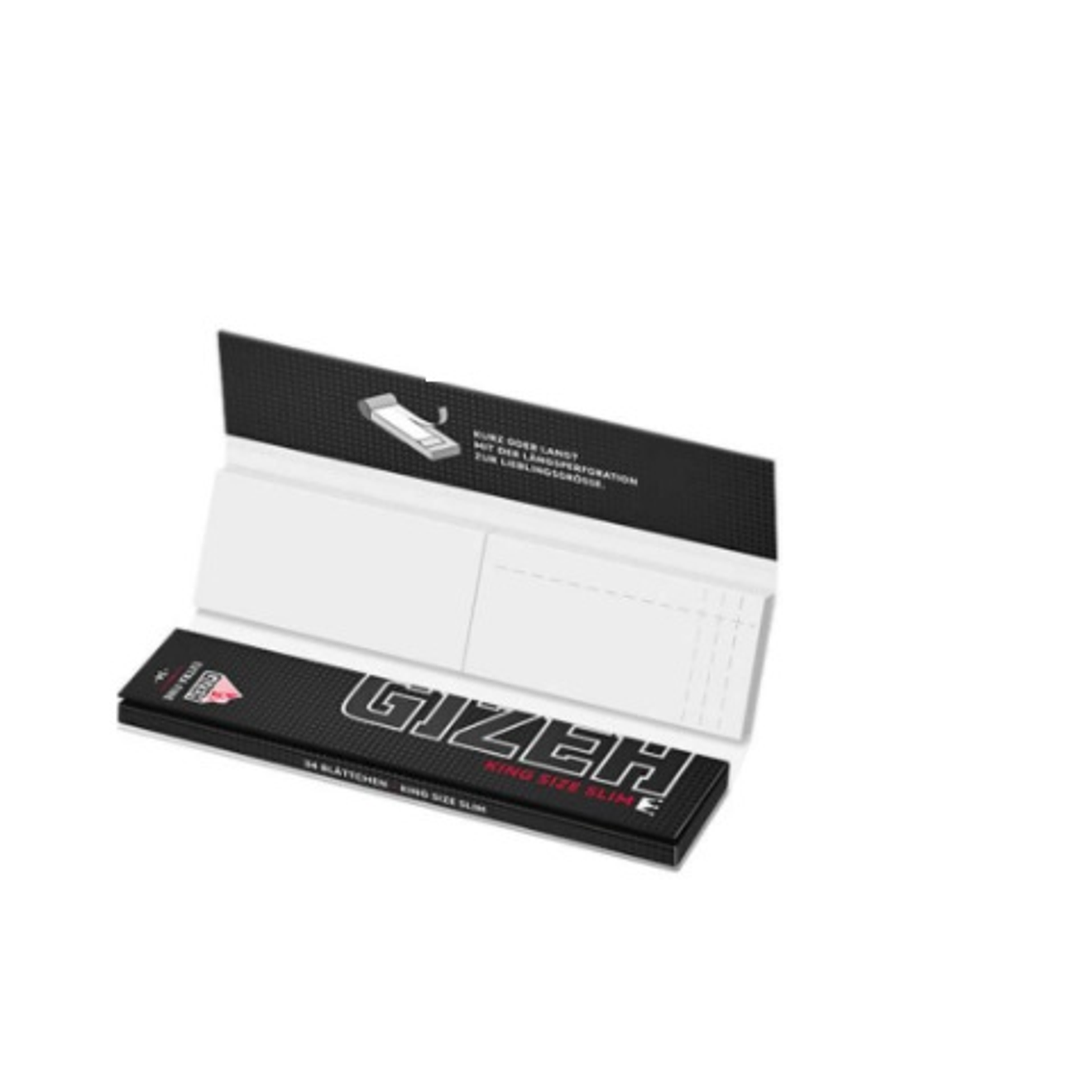 Pack Papelillos Gizeh Black King Size + Tips 2