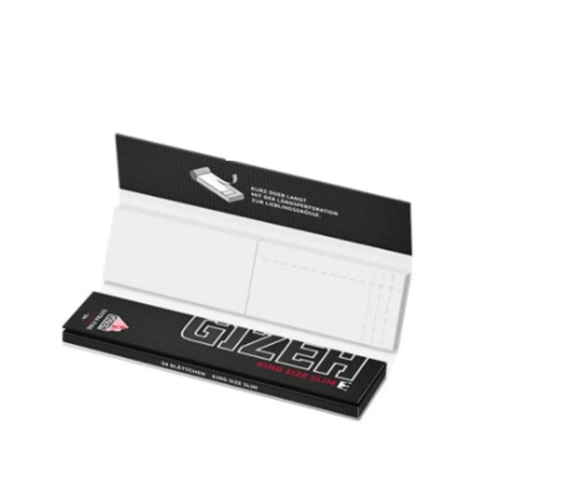 Pack Papelillos Gizeh Black King Size + Tips 2