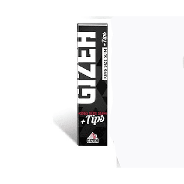Pack Papelillos Gizeh Black King Size + Tips