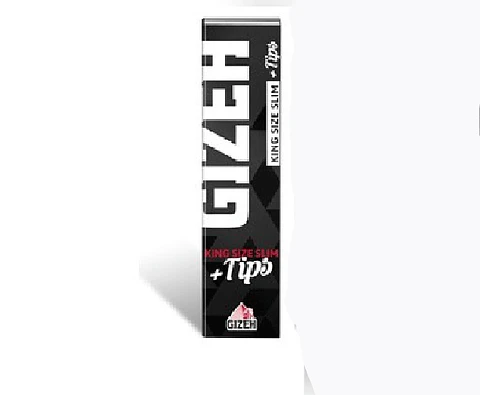 Pack Papelillos Gizeh Black King Size + Tips