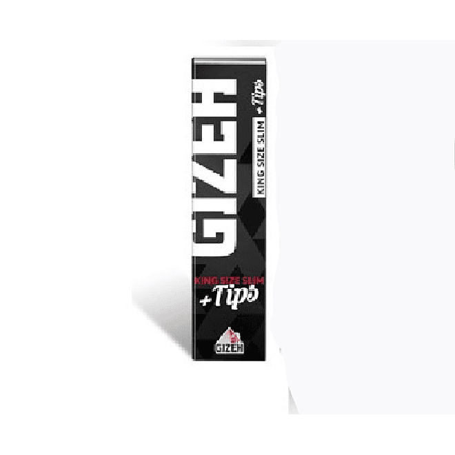 Pack Papelillos Gizeh Black King Size + Tips 1