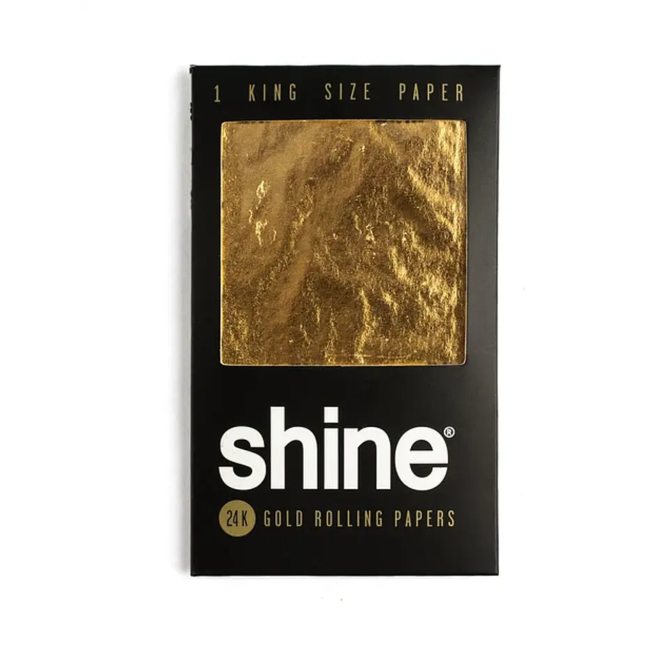 Shine®​ 24K Pack 1 Papelillo de Oro King Size 1