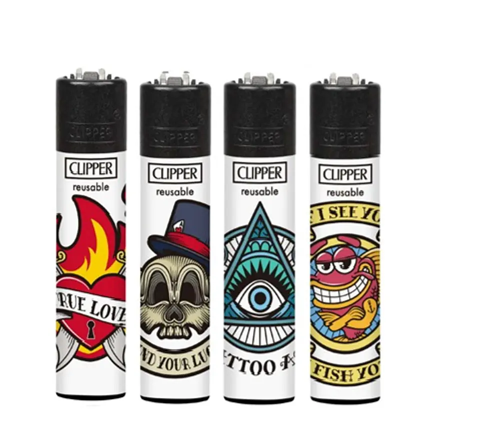 Encendedor Clipper Tatto Art  1