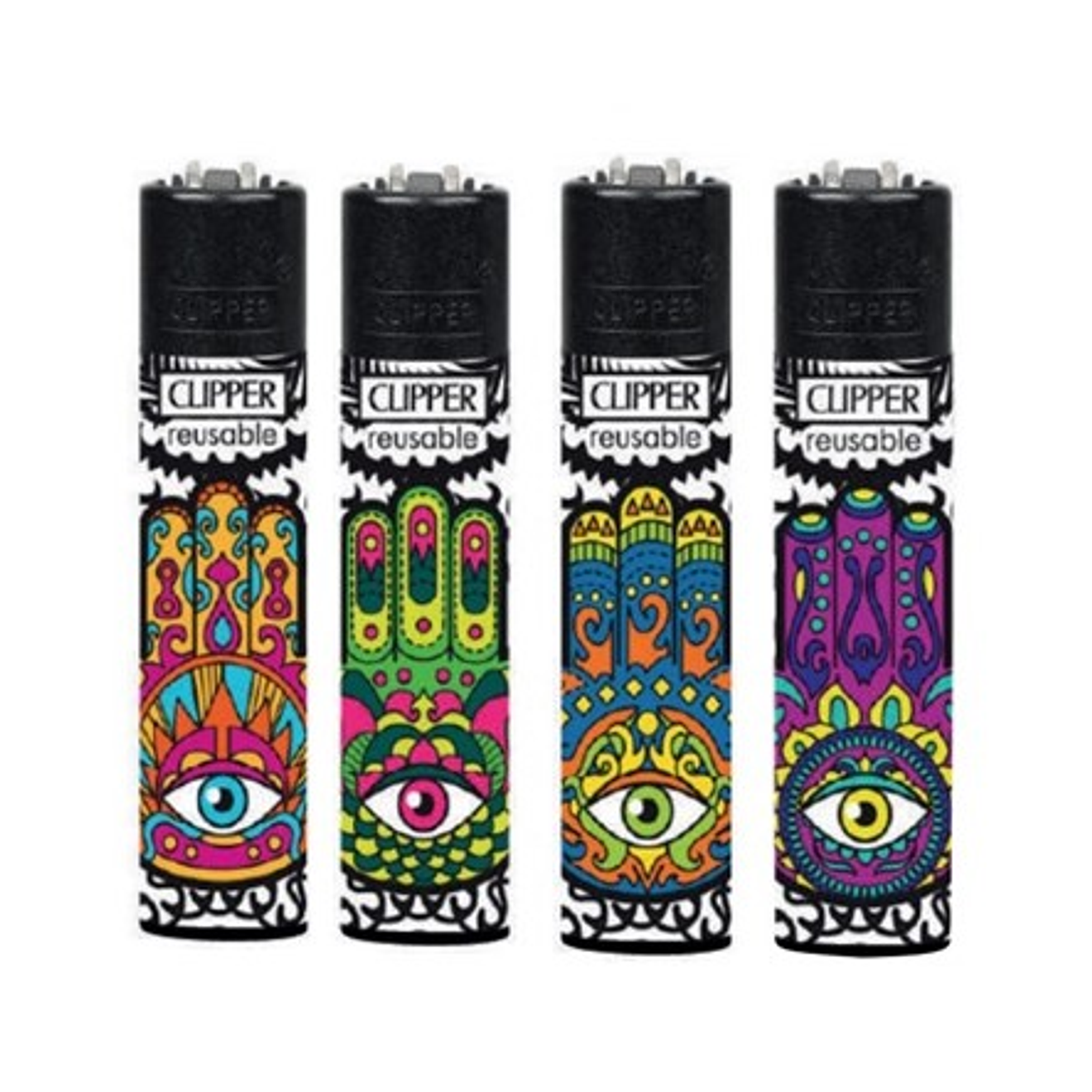 Encendedor Clipper Psycodelic Hand 1