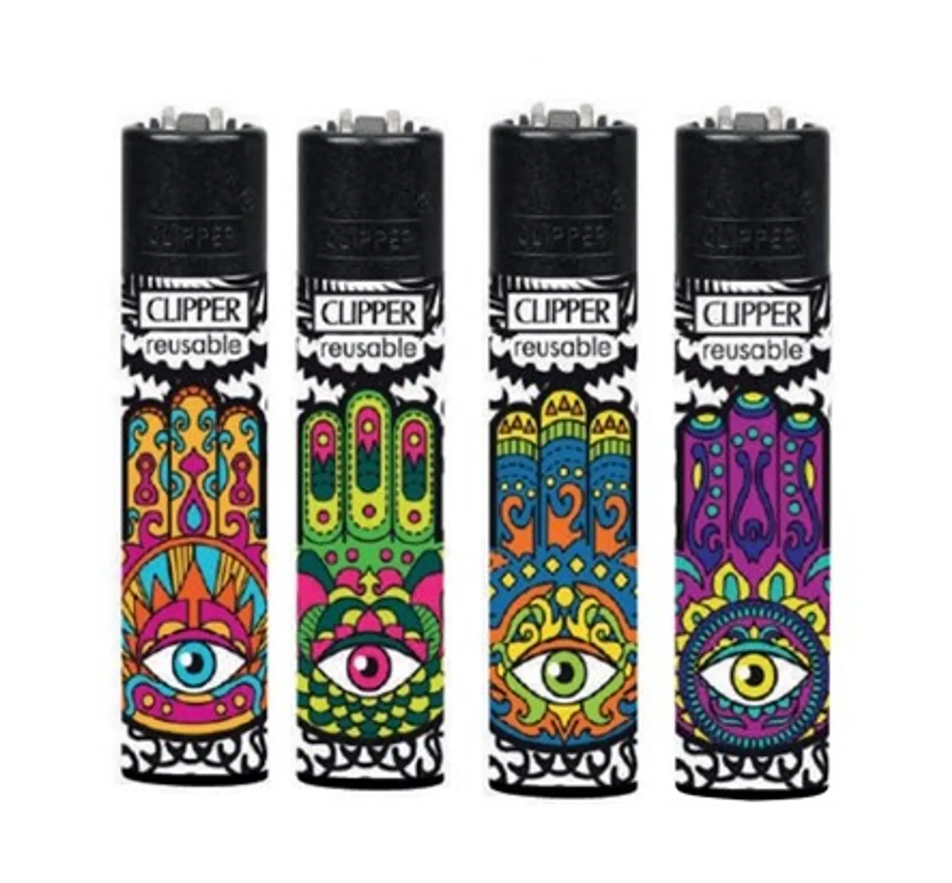 Encendedor Clipper Psycodelic Hand 1