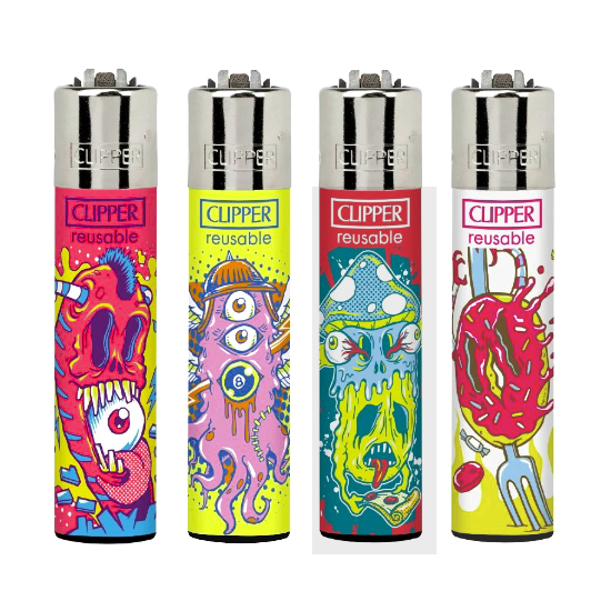 Encendedor Clipper Psycho Monster