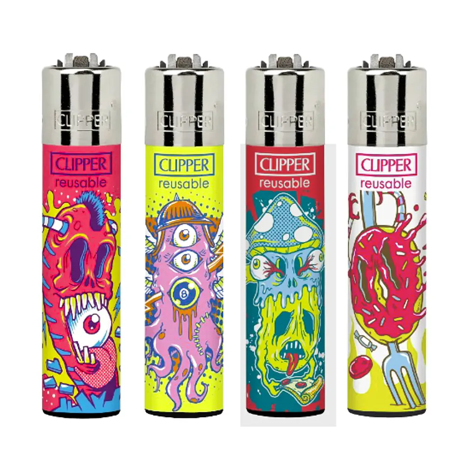Encendedor Clipper Psycho Monster 1