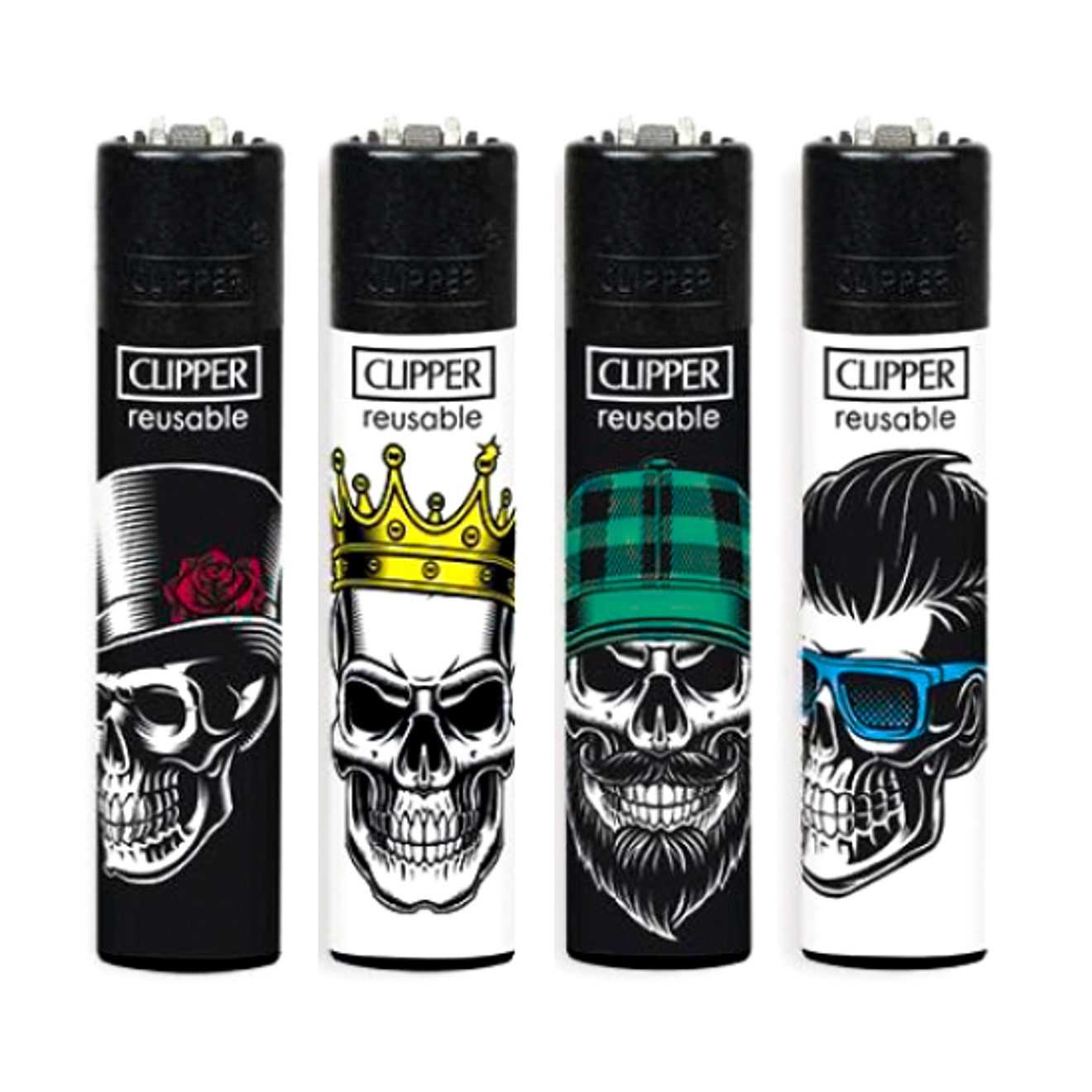 Encendedor Clipper Skull Head 1