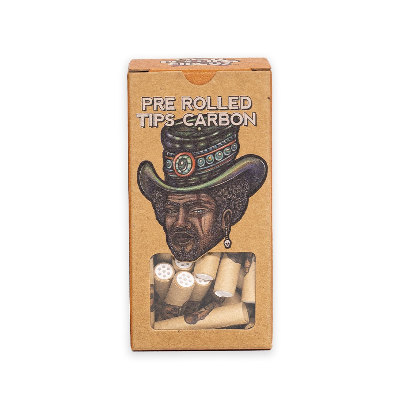 Boquillas LRC Pre Enroladas Unbleached Carbón Activo 6