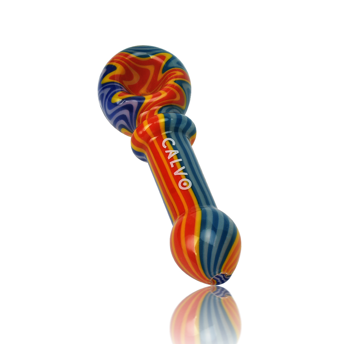 Calvo Glass Pipa Rainbow 11cm 3