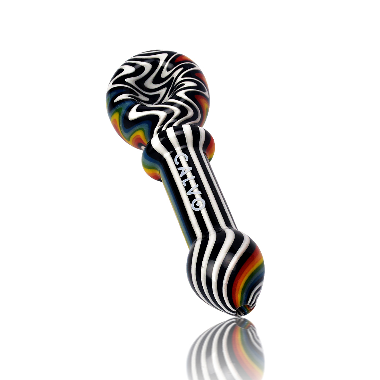 Calvo Glass Pipa Rainbow 11cm 1