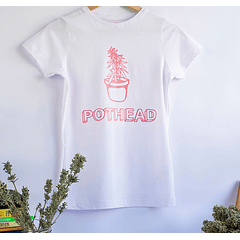 Polera Nnabica Pothead - White Pink