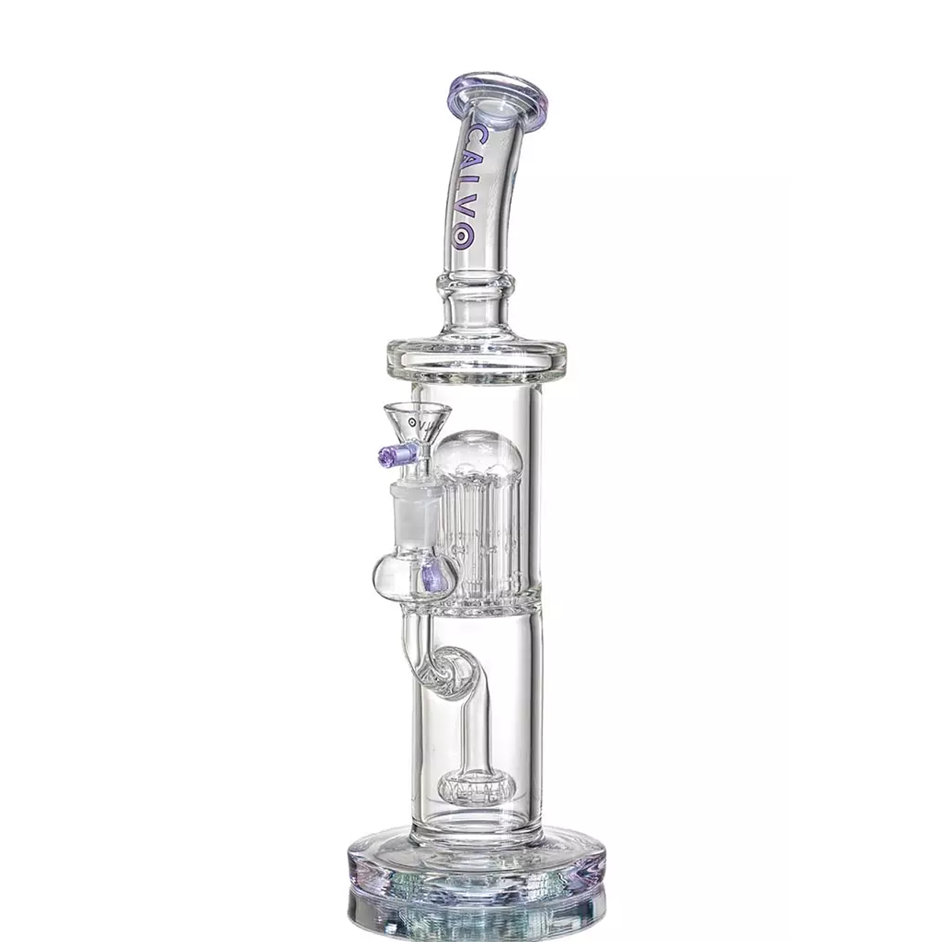 Calvo Glass Bong Shower Tree Perc Lite 30cm 3