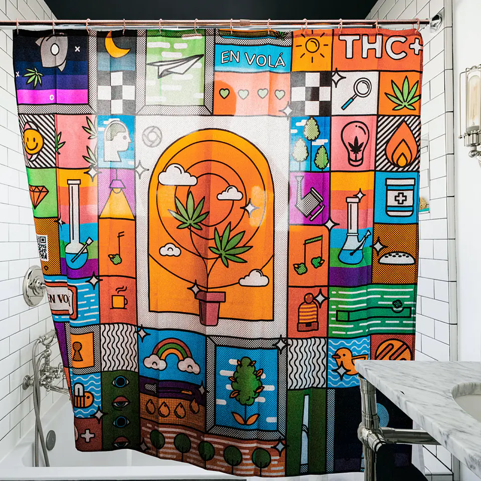 Cortina de baño En volá - Vitral 1