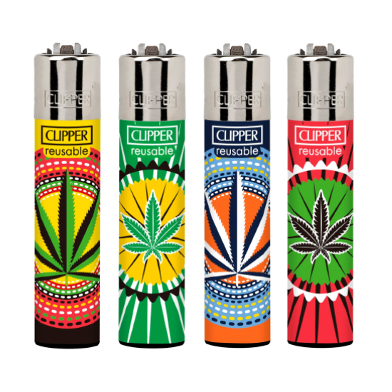 Encendedor Clipper Weed Circles