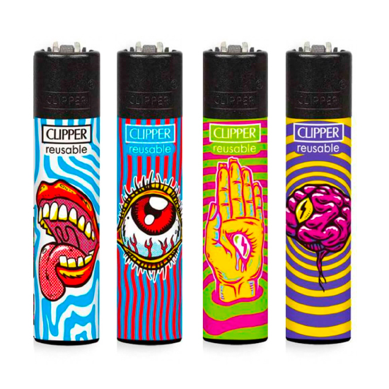 Encendedor Clipper Hippiedelic