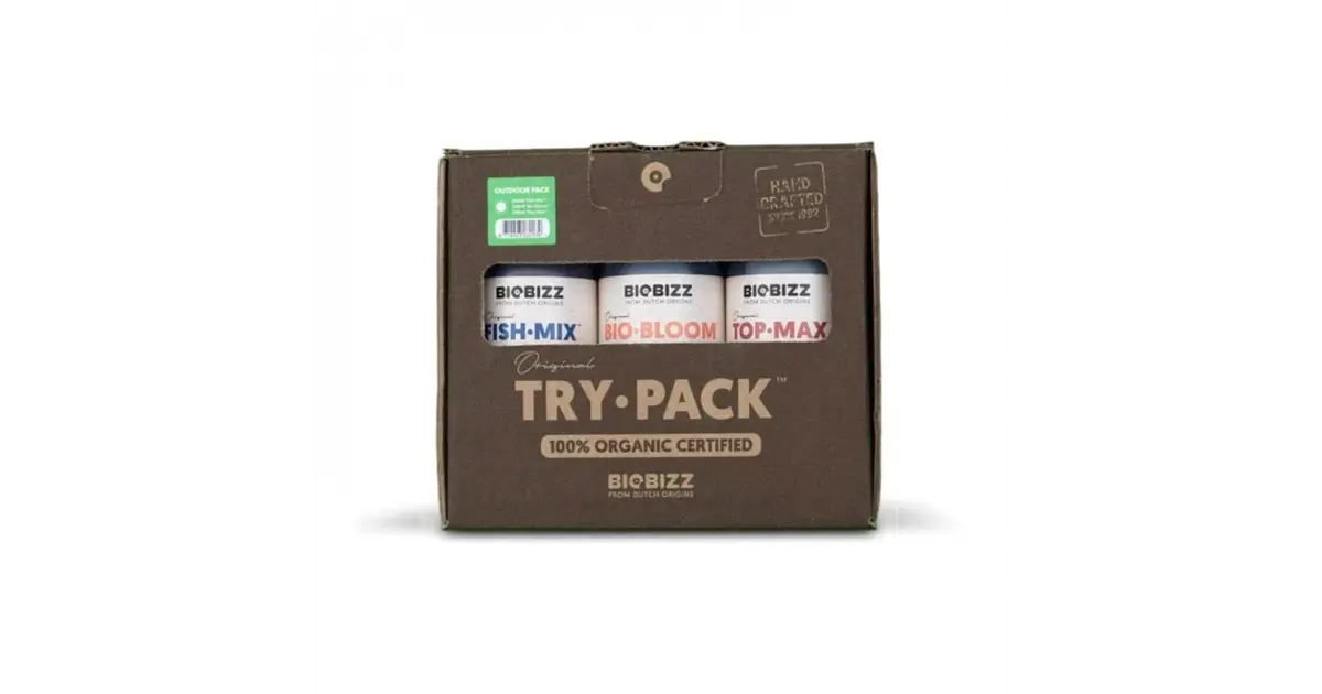 Try·Pack Outdoor Biobizz – Kit cultivo exterior 250 ml