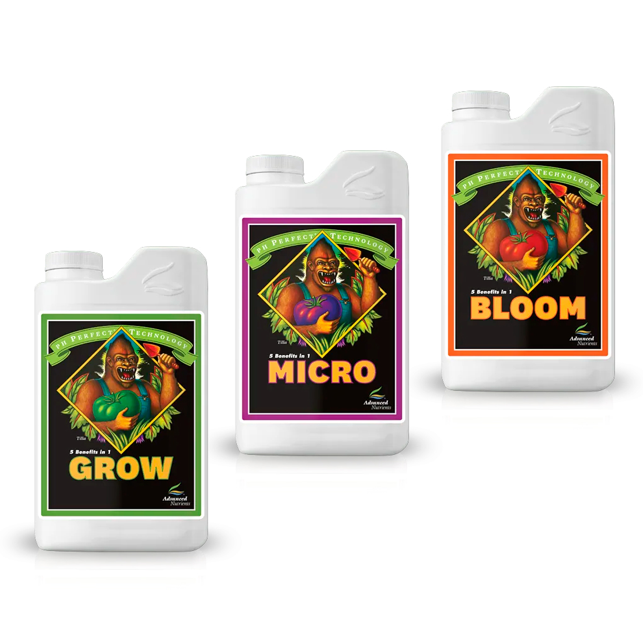 Advanced Nutrients Try Pack (Micro+Grow+Bloom) 1lt 1