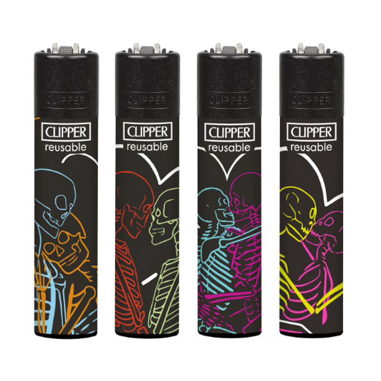 Encendedor Clipper Lovings Skulls 1