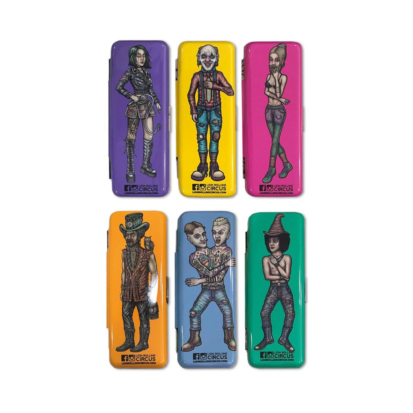 Lion Rolling Circus Porta Papelillos 1 1/4  2