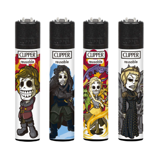 Encendedor Clipper Medieval Thrones