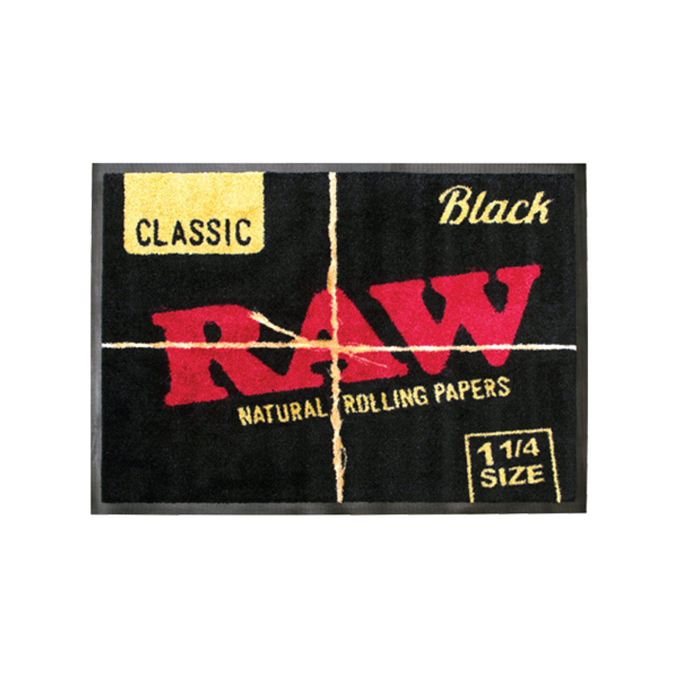 Raw Black Floor Mat 1