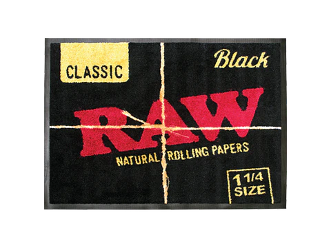 Raw Black Floor Mat