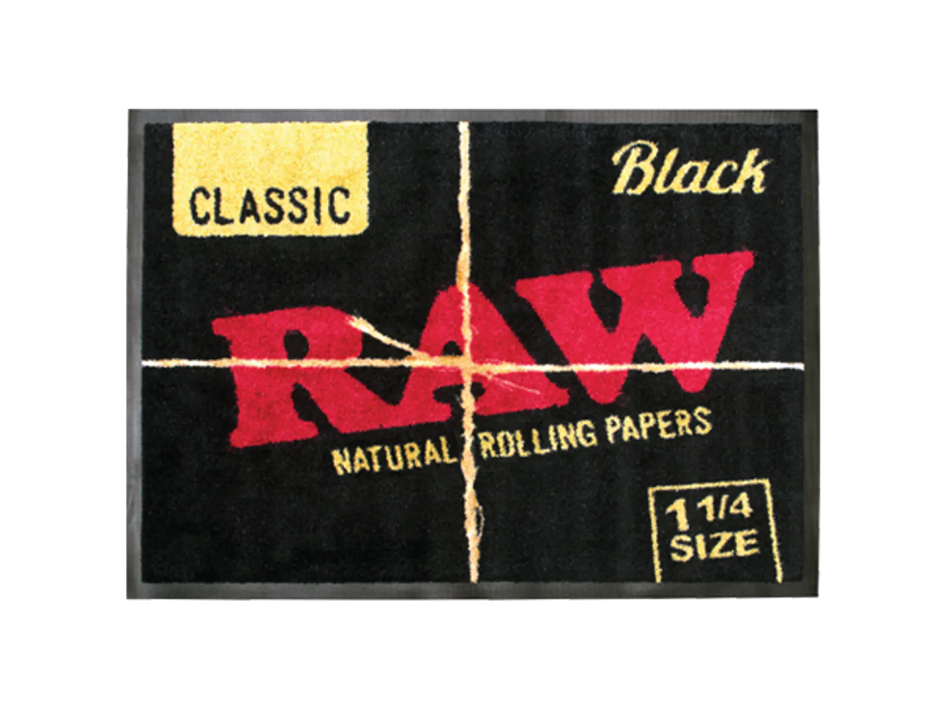Raw Black Floor Mat 1