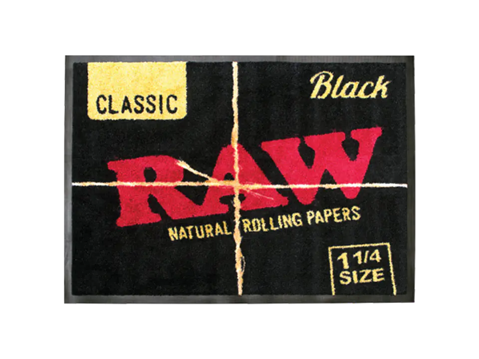 Raw Black Floor Mat 1